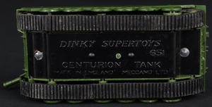 Dinky supertoys 651 centurion tank ee445 base