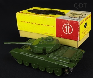 Dinky supertoys 651 centurion tank ee445 back