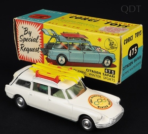 Corgi toys 475 citroen safari olympic winter sports ee455 front
