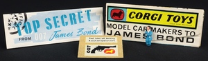 Corgi toys 261 james bond's aston martin db5 ee459 secret instructions
