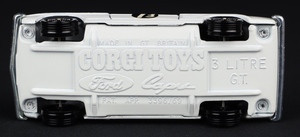 Corgi toys 303 roger clark's ford capri ee479 base