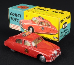 Corgi Toys 213S 2.4 Jaguar Fire Service Car - QDT