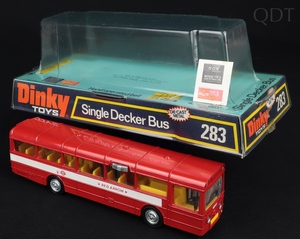Dinky toys 283 single decker bus ee518 front