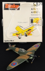 Dinky toys 719 spitfire aeroplane ee552 front