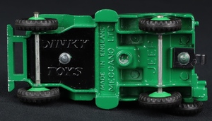 Dinky toys 405 universal jeep ee553 base