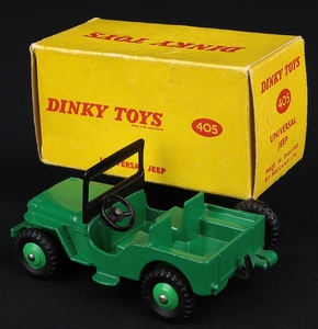 Dinky toys 405 universal jeep ee553 back