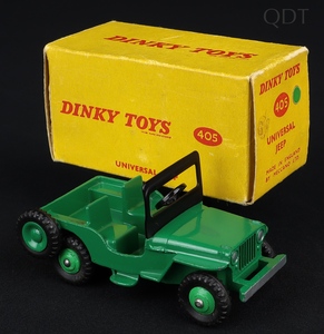 Dinky toys 405 universal jeep ee553 front