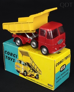 Corgi toys 458 erf earth dumper ee568 front