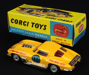 Corgi Toys 337 Chevrolet Corvette Sting Ray QDT