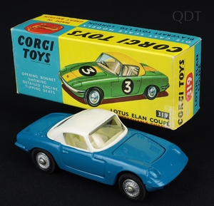 Corgi toys 319 lotus elan ee581 front