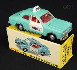 Dinky toys 270 ford panda police car ee613 front