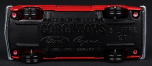 Corgi toys 311 ford capri ee618 base