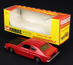 Corgi toys 311 ford capri ee618 back