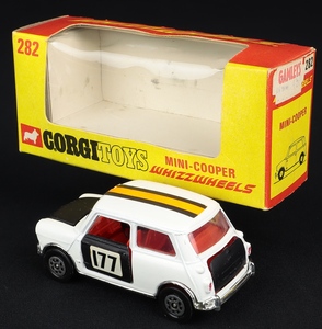 Corgi toys 282 mini cooper ee618 back