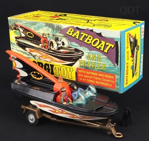 Corgi toys 107 a batboat trailer ee651 front