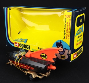 Corgi toys 107 batboat ee665 back