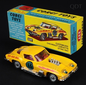 Corgi toys 337 customised chevrolet sting ray cc436 front