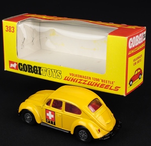 Corgi toys 383 vw beetle ptt ee678 back