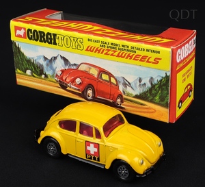 Corgi toys 383 vw beetle ptt ee678 front