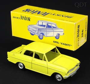 French dinky junior 106 opel kadett ee691 front