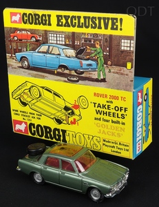 Corgi toys 275 rover 2000 ee707 front