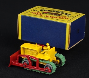 Matchbox models 18a caterpillar tractor ee749 back