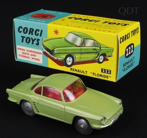 Corgi toys 222 renault floride ee756 front