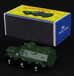Matchbox models 54 saracen carrier ee759 back