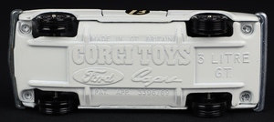Corgi toys 303 roger clark's ford capri ee838 base