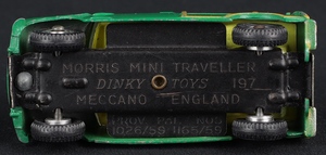 Dinky toys mini traveller ee850 base