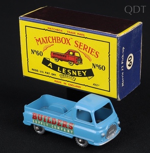 Matchbox models 60a morris j2 pick up builders supply company ee875 front