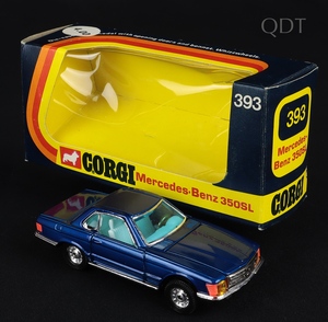 Corgi toys 393 mercedes ee892 front
