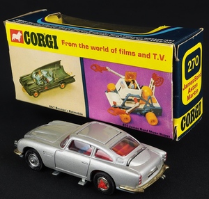 Corgi toys 270 james bond aston martin ee893 back