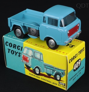 Corgi toys 409 forward control jeep ee901 front
