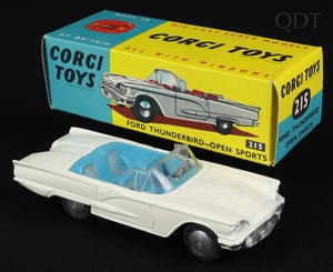 Corgi toys 215 thunderbird open sports ee902 front