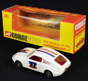 Corgi toys 305 mini marcos ee922 back