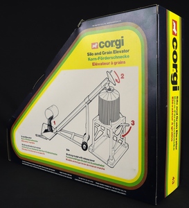 Corgi toys 43 silo grain elevator ee950 back