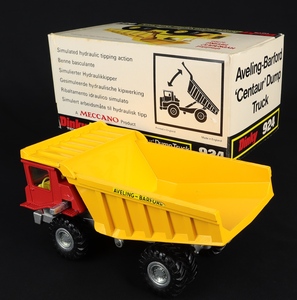 Dinky toys 924 aveling barford centaur dump truck ee959 back