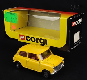 Corgi toys 602 british leyland mini ee974 front