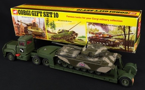 Corgi gift set 10 tank transporter centurion ee976 back