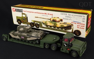 Corgi gift set 10 tank transporter centurion ee976 front