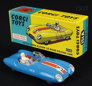 Corgi toys 151a lotus mark eleven le mans racing car ee978 front