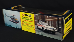Corgi toys gift set 19 emergency ee990 back