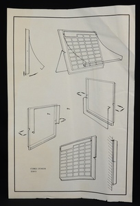 Corgi juniors display stand e9051 ee986 instruction leaflet