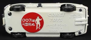 Corgi toys 336 james bond's toyota ee940 base
