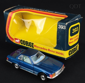 Corgi toys 393 a mercedes ff43 front