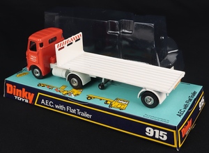 Dinky toys 915 aec flat trailer ff51 back