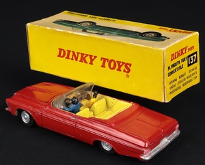 Nicky dinky toys 137 plymouth fury convertible ff95 back