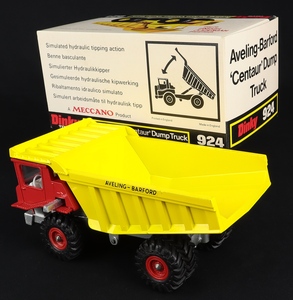 Dinky toys 924 aveling barford centaur dump truck ff28 back