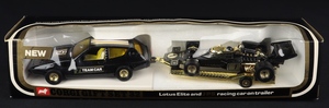 Corgi Toys Gift Set 32 Lotus Elite & JPS Racing Car on Trailer - QDT